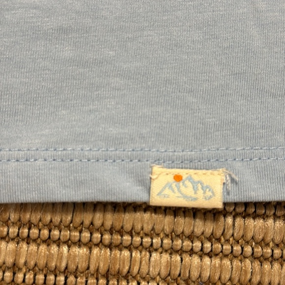 Mountain and Isles Sunset Graphic T-Shirt - Blue - Picture 6 of 13